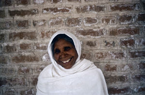 Pakistan, NWFP. A local Christian woman at Mardan. (Name?)