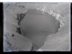 Tritriva crater lake, Antsirabe, Madagascar, ca.1895