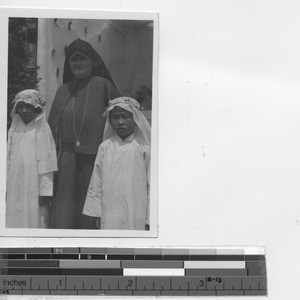 Sister Ellen Mary at Andong, China, 1939