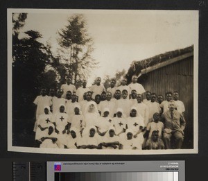 Nurses with Dr Philp, Tumutumu, Kenya, September 1926