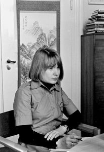 Jette Kristiansen, secretary of Jørgen Nørgaard Pedersen in the 1970's