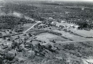 Aerial view on the village of Chepenehe, Lifou island