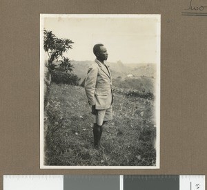 Suleiman, Medical staff, Chogoria, Kenya, 1927