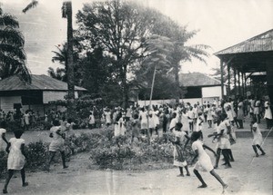 Schoolyard, in Cameroon