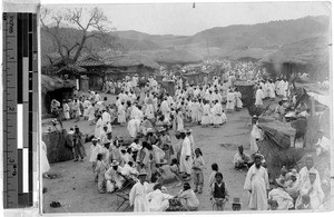 Market day, Yeng You, Korea, ca. 1920-1940