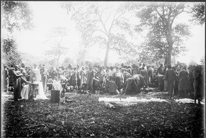 Market, Mwika, Tanzania, ca. 1909-1914