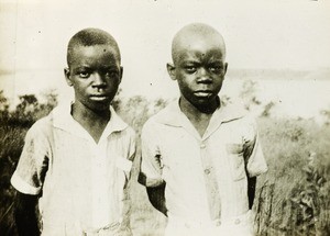 Two boys, Congo, ca. 1920-1930