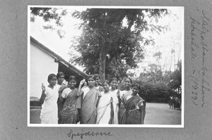 South India. The scouts from Melpattambakkam Girl's Boarding School, 1939