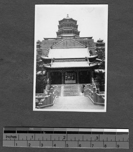 Summer palace, New Year's Eve, Beijing, China, 1930