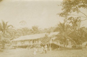 Mission house in Lambarene, Gabon