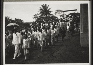 Pupils in the procession