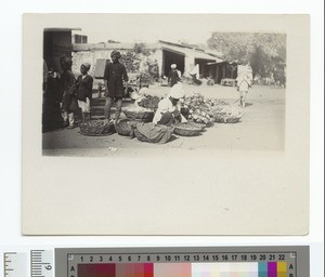 Vegetable Seller, Sialkot, Pakistan, ca.1900