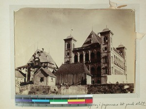 Palace in Antananarivo, Madagascar, ca.1900