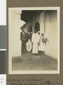 Wedding couple, Chogoria, Kenya, 1930