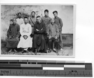 Six new Christians at Tsiaoliang, China, 1935