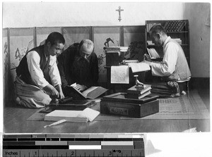 Publishing of Korean periodical by the Benedictine fathers, Korea, ca. 1920-1940