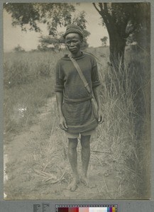 Indigenous worker, Mwenzo, Zambia, ca.1920