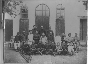 First Communion class during Easter at Huazhou, China, 1925