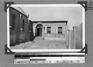 Entrance to the school, Moravian Hope, South Africa, 1934