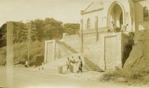 Church of Noumea under construction