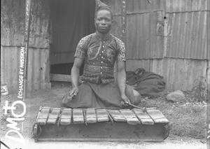 African musician, Pretoria, South Africa, 1902