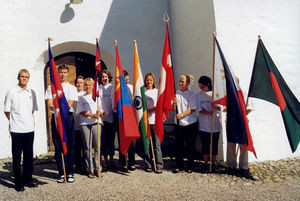 Fanevagt i Nr. Galten kirke i Hadsten