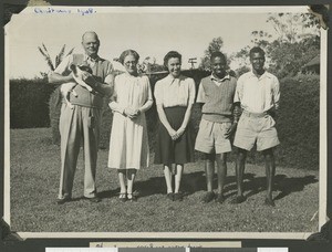 Christmas group, Chogoria, Kenya, December 1948