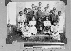 Group of schoolchildren, Genadendal, South Africa