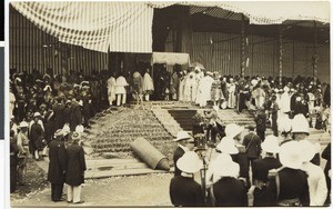 Preparation of the leaving of the Emperor, Addis Abeba, Ethiopia, 1930
