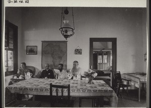 Dining room in the mission-house in Kumase