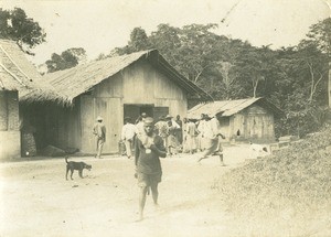 Religious service in Ngomo, Gabon