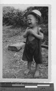 A Christian child at Luojing, China, 1935