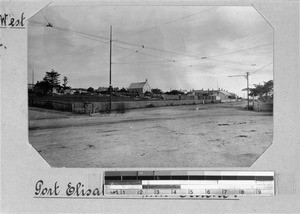 Houses and church in Port Elizabeth, South Africa