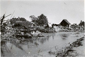 Flooded street, in Madagascar