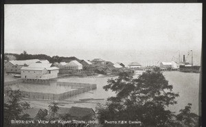 Bird's eye view of Kudat Town, 1906