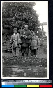 Orphaned brothers, Sichuan, China, ca.1900-1920