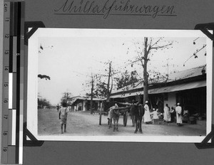 Shopping street, Tabora, Unyamwezi, Tanzania, 1933