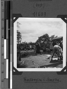 Market in Arusha, Tanzania, 1938-1939