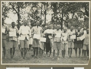 Illustrations for hanging on walls, Chogoria, Kenya, 1933