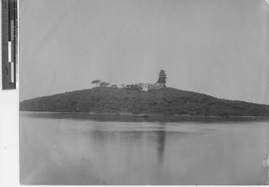 The pagoda at the entrance of Yangjiang, China, 1923