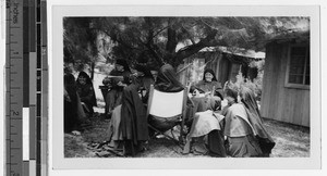 Mother Columba Tarpy, MM, visiting St. Joseph's Convent, Lanikai, Hawaii, ca. 1930-1950