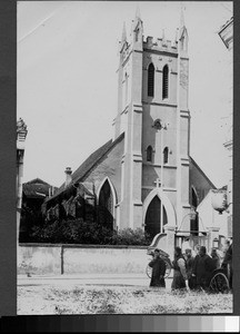 Church of Our Savior from the outside, Shanghai, China, ca.1890-1910