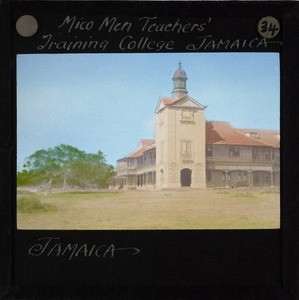 Mico Men's Teacher Training College, Jamaica, ca.1875-ca.1940
