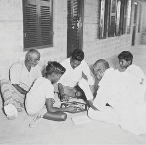 Tamil Nadu, South India. The Hospital 'Mission to Lepers', Vellore. Finger exercises through a