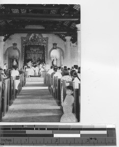 Ordinations at the Pro-Cathedral at Jiangmen, China, 1934