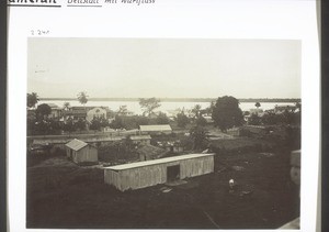 Cameroon, Bell Town, with the Wuri River