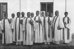 Vaipoor, Tirukoilur District, Tamil Nadu. 12 Pastors meeting at the Consecration of the Church