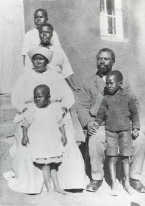 The christian family of Mangoaela from Morija