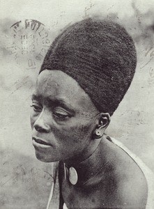 Christian woman of Foumban, in Cameroon