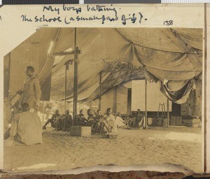 Camp school, Dar es Salaam, Tanzania, 1918